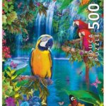 370367-Educa-Puzzle-9215512-Bird-Tropical-Land-500-Teile-Puzzle-