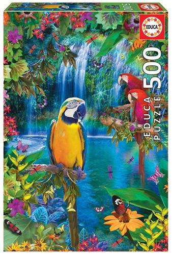 370367-Educa-Puzzle-9215512-Bird-Tropical-Land-500-Teile-Puzzle 370367-Educa-Puzzle-9215512-Bird-Tropical-Land-500-Teile-Puzzle-