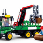 400710-Sluban-Town-Farm-Konstruktionsspielzeug-Log-Trailer
