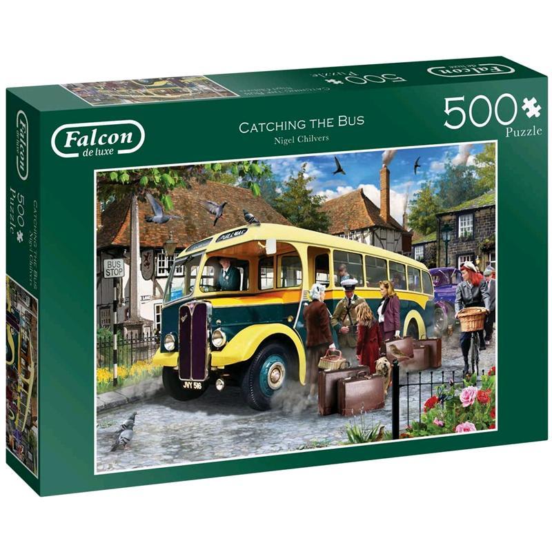 482852-11260-Falcon-Deluxe-Catching-The-Bus-500-Teile-Puzzle 482852-11260-Falcon-Deluxe-Catching-The-Bus-500-Teile-Puzzle