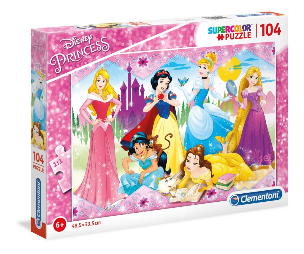 351323-SuperColor-104-Teile-Puzzle-Disney-Princess