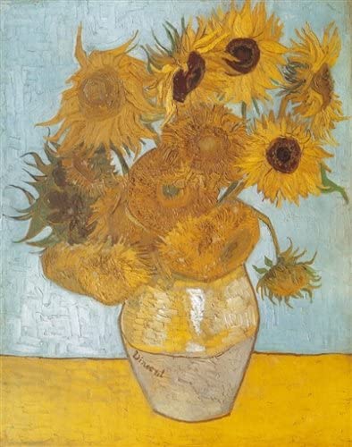 351375-Museum-1000-Teile-Puzzle-Van-Gogh-Vase-mit-Sonnenblumen