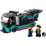 434091-LEGO---60406-City-Fahrzeuge-Autotransporter-mit-Rennwagen--328-Teile-