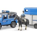 377055-Bruder-02588-Land-Rover-Defender-Polizeifahrzeug--Pferd-und-Polizist