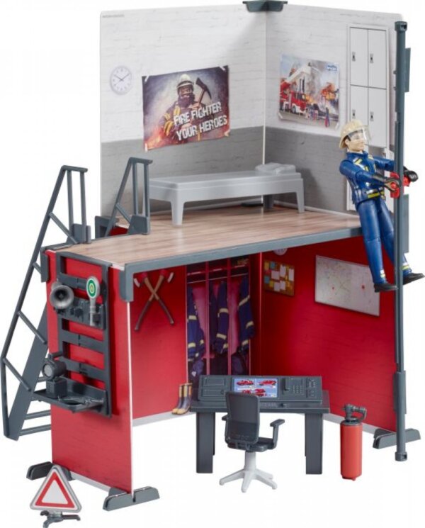 413843-Bruder-62702-bworld-Feuerwehrstation-mit-Feuerwehrmann