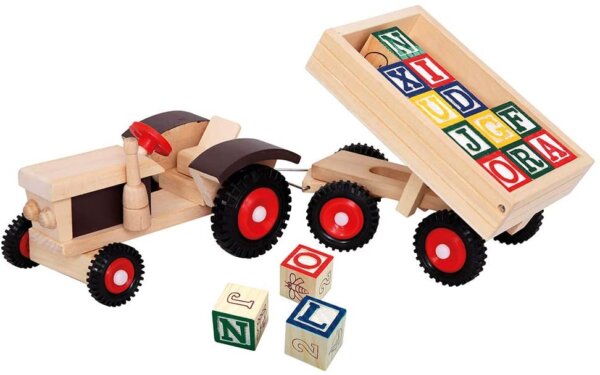 367685-Mertens-Tracki-Bobo-Traktor-mit-ABC--Anhaenger-
