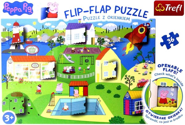 408810-Flip-Flap-Puzzle-Peppa-Pig-Welt-36-Teile
