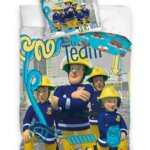 420140-Feuerwehrmann-Sam-Badewaesche-135x200---80x80-cm