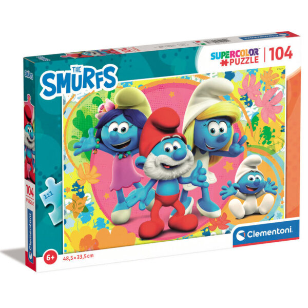 409675-Clementoni-25733-104-Teile-Puzzle-Supercolor-Die-Schluempfe