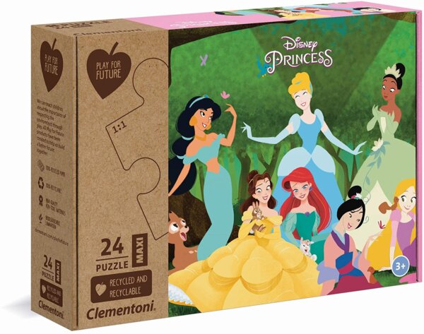 365469-Clementoni-20257-Princess-24-Teile-Puzzle--Special-Series-Puzzle-Maxi-Play-for-Future-