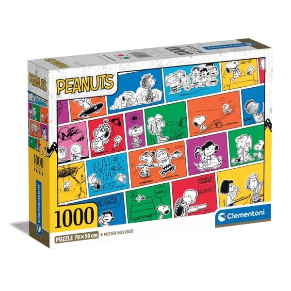 428307-Clementoni-39803-1000-Teile-Puzzle-Peanuts-Compact-Peanuts