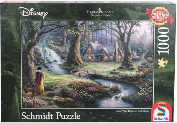 368031-Schmidt-Spiele-59485-Disney-Schneewittchen-Thomas-Kinkade-Puzzle