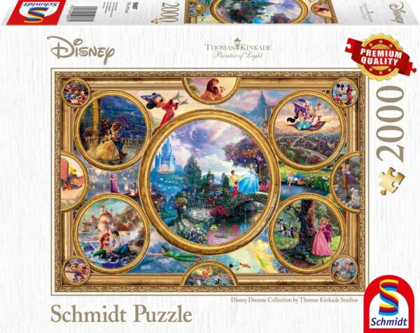 375472-Schmidt-Spiele-59607-Disney--Dreams-Collage-2000-Teile-Puzzle