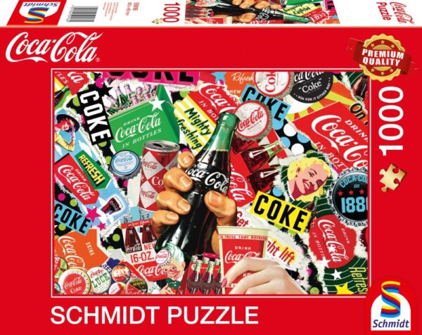 375378-Schmidt-Spiele-59916-Coca-Cola-Motiv-4--1000-Teile-Puzzle