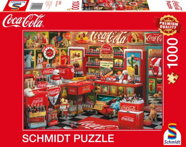 375377-Schmidt-Spiele-59915-Coca-Cola-Motiv-3--1000-Teile-Puzzle