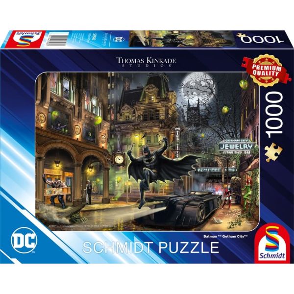 423088-Batman--Gotham-City-Puzzle-1000-Teile-Thomas-Kinkade-Collection