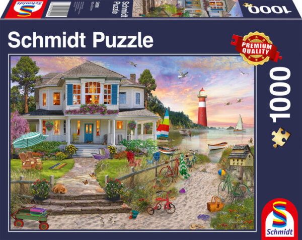 381798-Schmidt-Spiele-58990-Das-Strandhaus--1000-Teile-Puzzle