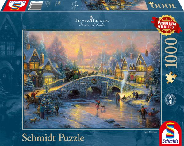 375451-Schmidt-Spiele-58450-Winterliches-Dorf-1000-Teile-Puzzle