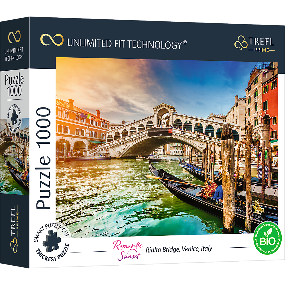416827-UFT-Puzzle-1000-Teile-Romantic-Sunset-Rialto-Br-cke-Vendig-Italien 416827-UFT-Puzzle-1000-Teile-Romantic-Sunset--Rialto-Br--cke--Vendig--Italien