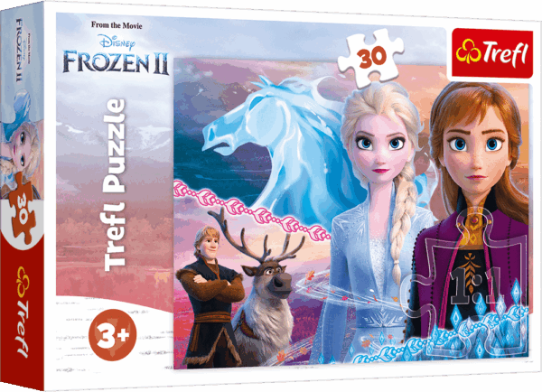 366743-Trefl-Puzzle-Disney-Frozen-2-30-Teile-Der-Mut-der-Schwestern