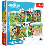 408869-4-in-1-Puzzle-35--48--54--70-Teile-----Mickey-Mouse