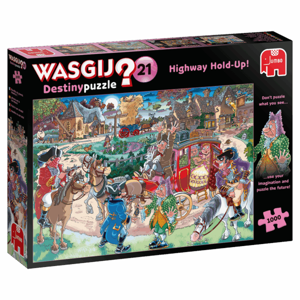 368909-Jumbo-Spiele-19180-Wasgij-Destiny-21-Autobahn-ueberfall--1000-Teile-Puzzle