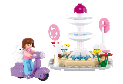 372760-Sluban-M38-B0519-Konstruktionsspielzeug-Fountain