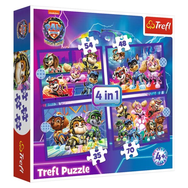 416896-Paw-Patrol-Film-4-in-1-Puzzle-35--48--54--70-Teile