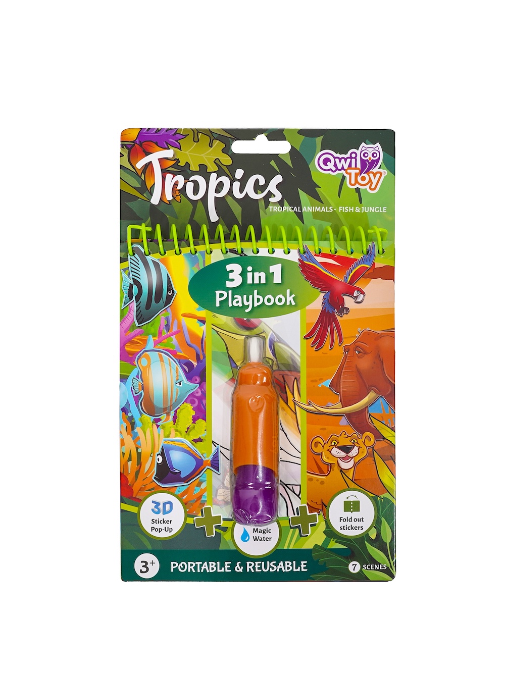 475978-Qwi-Toy-3-in-1-Spielbuch-Tropics 475978-Qwi-Toy-3-in-1-Spielbuch-Tropics