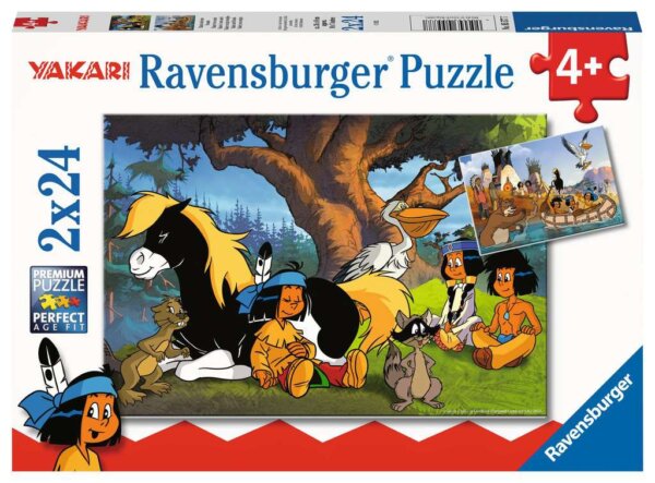 411530-Yakari-und-seine-Freunde-Puzzle-2x24-Teile