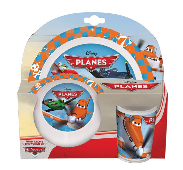 357124-Disney-Planes-3-teiliges-Melamin-Set