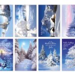 493785-Winterlandschaft-Weihnachtskarte-8-fach-sortiert-11-5-x-17-cm