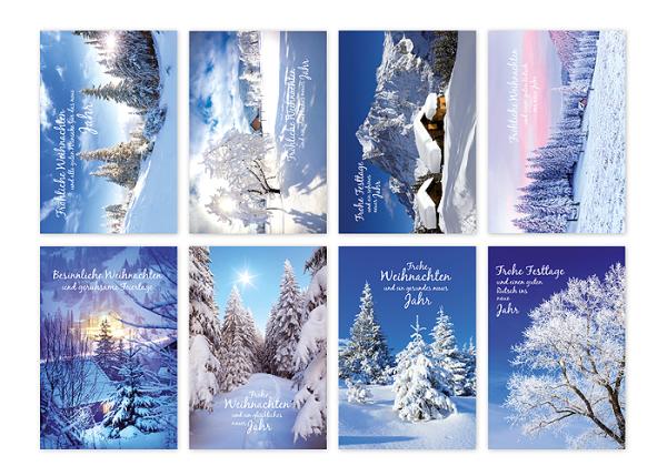 493785-Winterlandschaft-Weihnachtskarte-8-fach-sortiert-11-5-x-17-cm