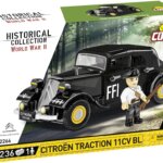 400809-Cobi-2266-Konstruktionsspielzeug-236-PCS-HC-WWII-1938-CITROEN-TRACTION-11C