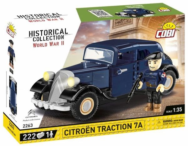 381840-Cobi-2263-Konstruktionsspielzeug-WWII--1934-Citroen-Traction-7A