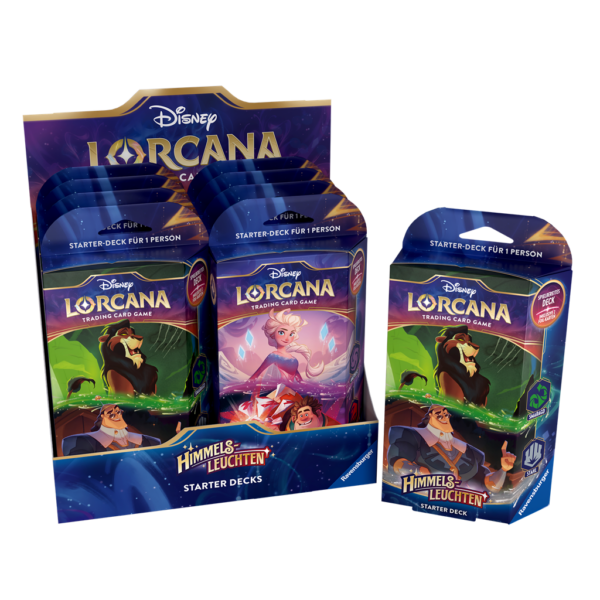 444111-Disney-Lorcana--Set-5-Starter-Deck-Display--8-Packungen---Deutsch-