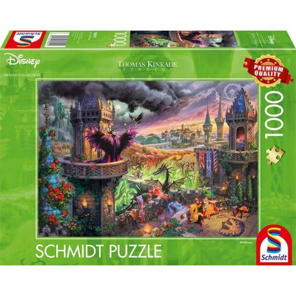 423086-Disney--Maleficent-Puzzle-1000-Teile-Thomas-Kinkade-Collection